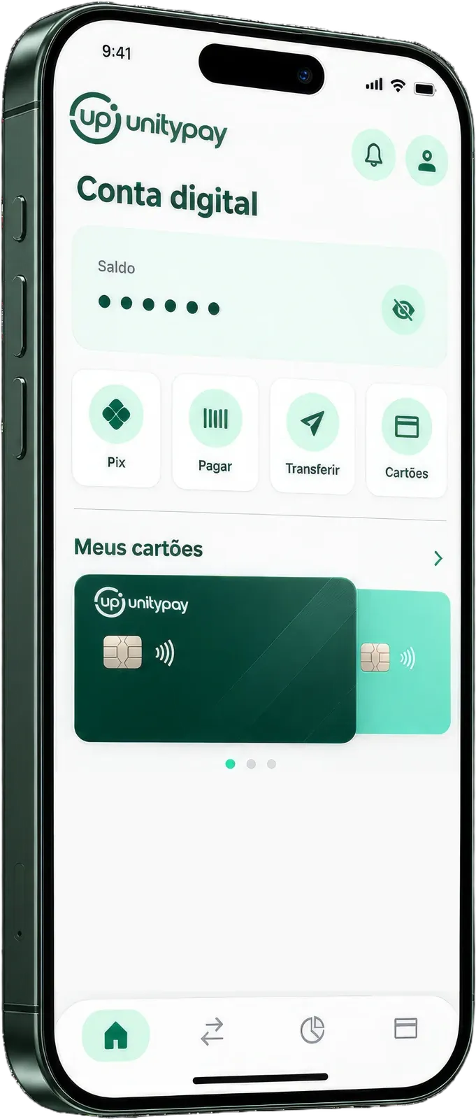 Conta digital UnityPay